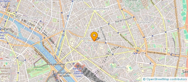 localisation de l'entreprise MADAME CHANTAL DAMOUR  PARIS 11