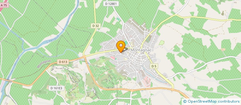 localisation de l'entreprise MADAME CHANTAL DAPSENS  MONTAGNAC