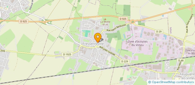 localisation de l'entreprise MADAME CHANTAL DARSIN  FRESSENNEVILLE