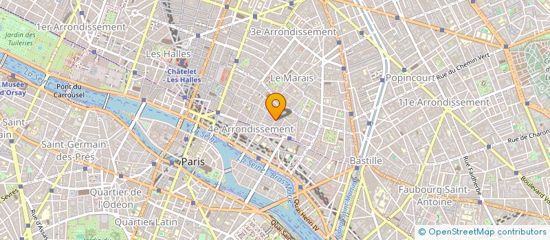 localisation de l'entreprise MADAME CHANTAL DAUCHEZ THERET  PARIS