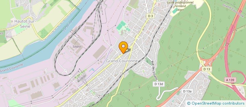 localisation de l'entreprise MADAME CHANTAL DAVID à GRAND-COURONNE