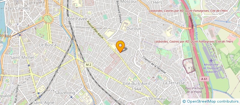 localisation de l'entreprise MADAME CHANTAL DE GENTIL-BAICHIS à TOULOUSE
