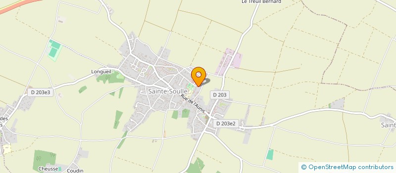 localisation de l'entreprise MADAME CHANTAL DE GRANDPRE  SAINTE-SOULLE