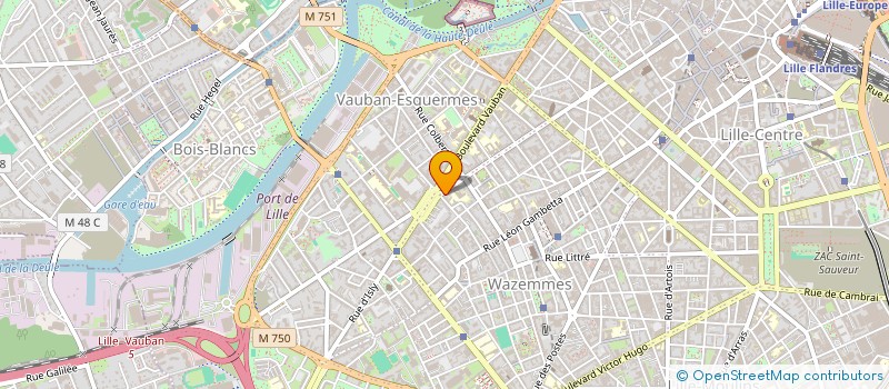 localisation de l'entreprise MADAME CHANTAL DE PAUW à LILLE
