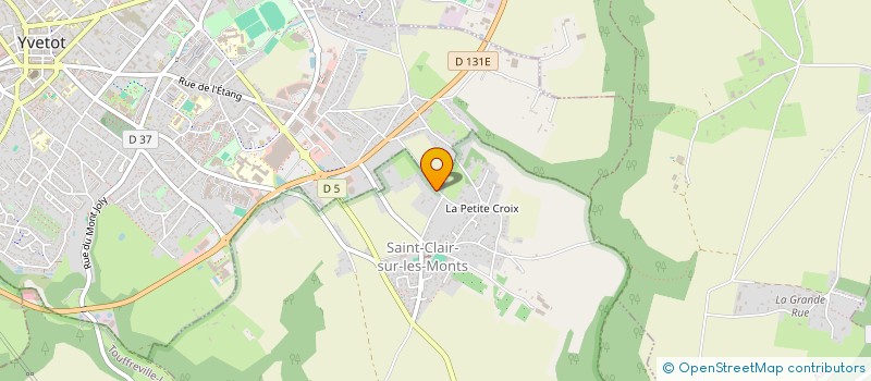 localisation de l'entreprise MADAME CHANTAL DEBONNE  SAINT-CLAIR-SUR-LES-MONTS