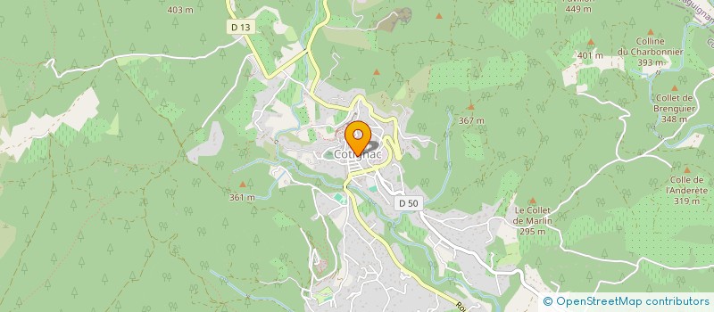 localisation de l'entreprise MADAME CHANTAL DECEGLIE  COTIGNAC