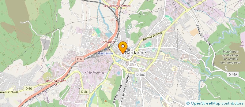 localisation de l'entreprise MADAME CHANTAL DECORY à GARDANNE