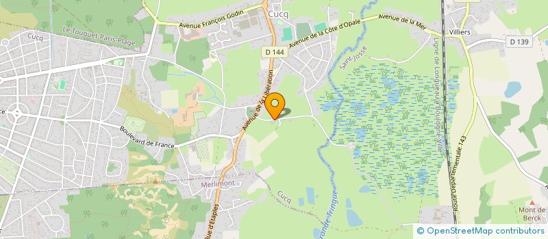 localisation de l'entreprise MADAME CHANTAL DEFOSSE  CUCQ