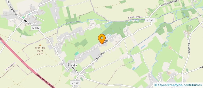 localisation de l'entreprise MADAME CHANTAL DEGRYSE  BLESSY