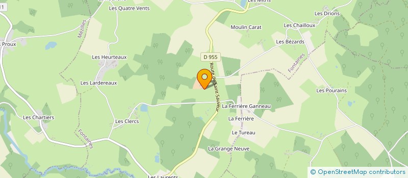 localisation de l'entreprise MADAME CHANTAL DELADERRIERE à FONTAINES