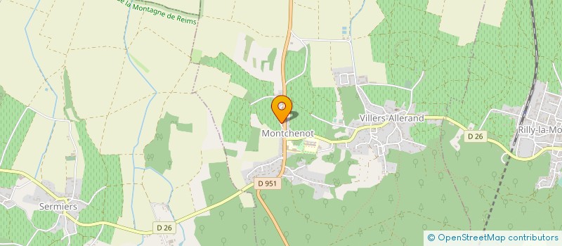 localisation de l'entreprise MADAME CHANTAL DELOZANNE  VILLERS-ALLERAND