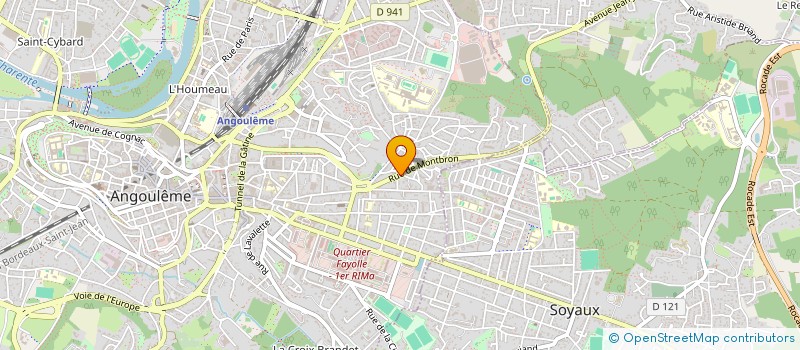 localisation de l'entreprise MADAME CHANTAL DEMAILLE à ANGOULEME
