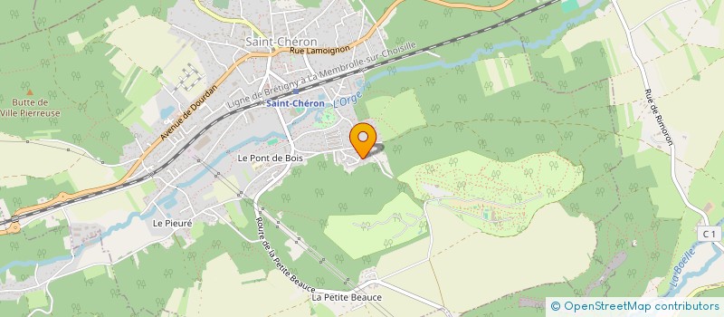 localisation de l'entreprise MADAME CHANTAL DENQUIN  SAINT-CHERON