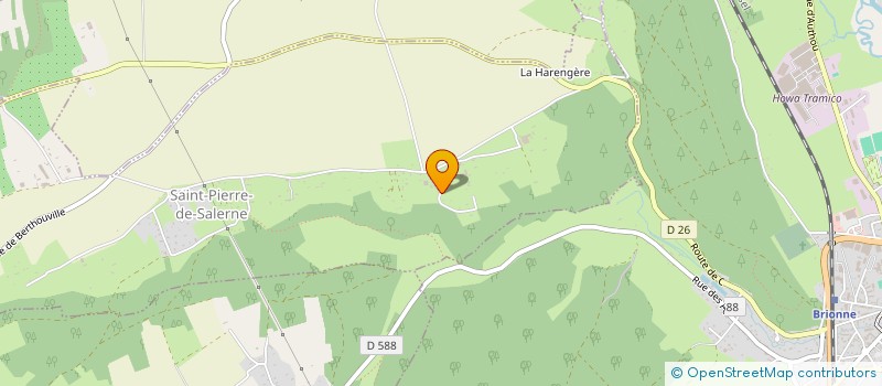 localisation de l'entreprise MADAME CHANTAL DERIOT  ST PIERRE DE SALERNE