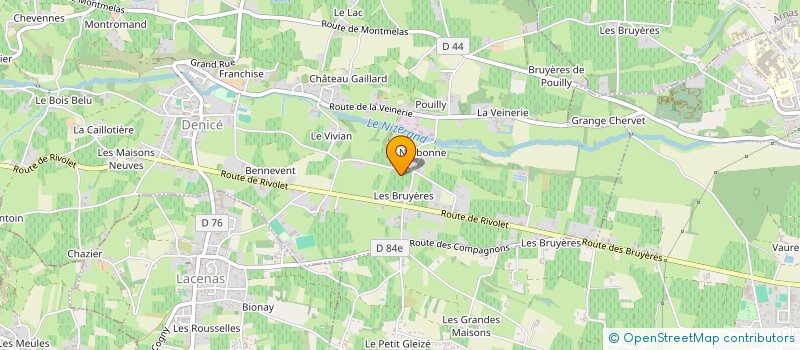 localisation de l'entreprise MADAME CHANTAL DEROCHE à DENICE