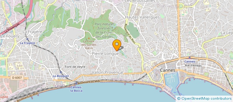 localisation de l'entreprise MADAME CHANTAL DEROUBAIX à CANNES