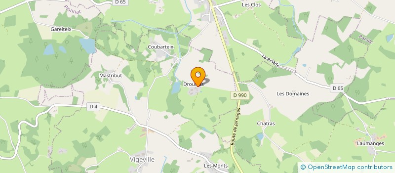 localisation de l'entreprise MADAME CHANTAL DERRIEN  VIGEVILLE