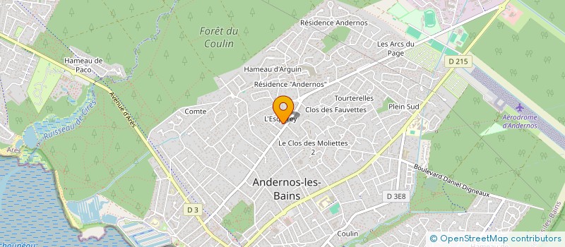 localisation de l'entreprise MADAME CHANTAL DESJARDINS à ANDERNOS-LES-BAINS