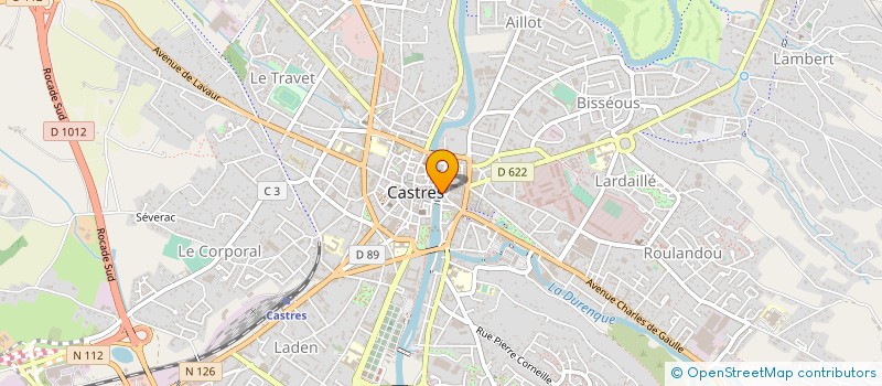 localisation de l'entreprise MADAME CHANTAL DESMOULINS à CASTRES