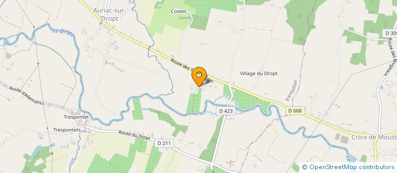 localisation de l'entreprise MADAME CHANTAL DESPRAT  PARDAILLAN