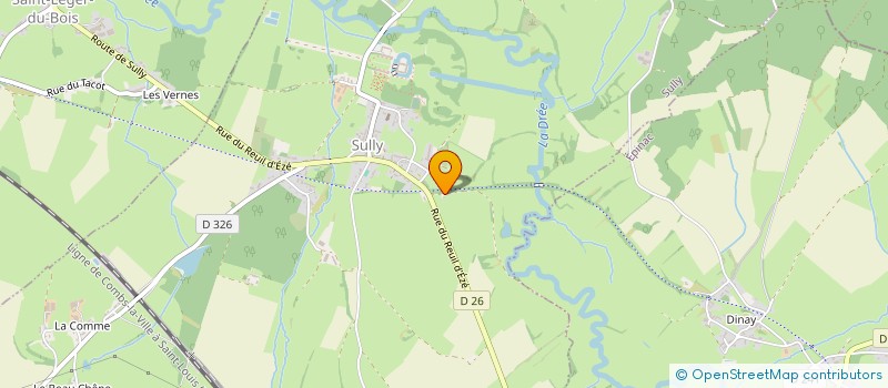 localisation de l'entreprise MADAME CHANTAL DETANG  SULLY