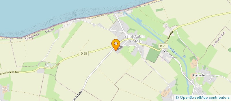 localisation de l'entreprise MADAME CHANTAL DEUDON  SAINT-AUBIN-SUR-MER