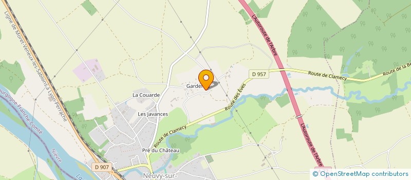 localisation de l'entreprise MADAME CHANTAL DEVIN à NEUVY-SUR-LOIRE