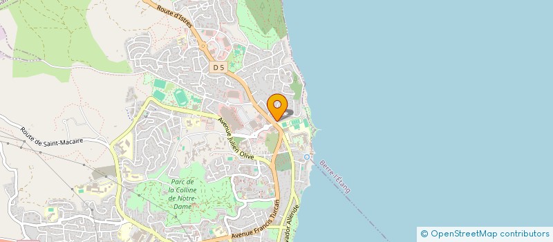 localisation de l'entreprise MADAME CHANTAL DEZEURE  MARTIGUES