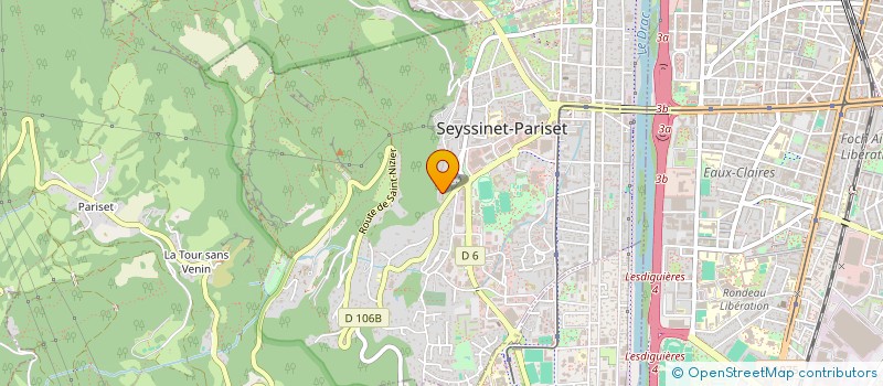 localisation de l'entreprise MADAME CHANTAL DI BARTOLOMEO à SEYSSINET-PARISET