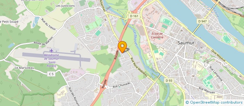 localisation de l'entreprise MADAME CHANTAL DIBOISEAU  SAUMUR