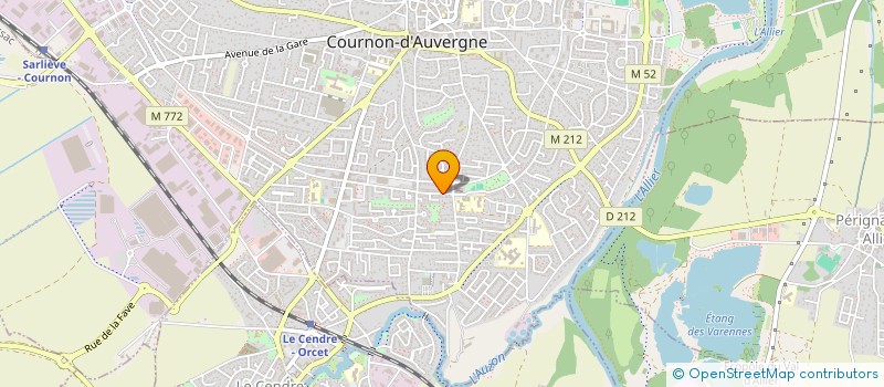 localisation de l'entreprise MADAME CHANTAL DIDERO à COURNON-D'AUVERGNE