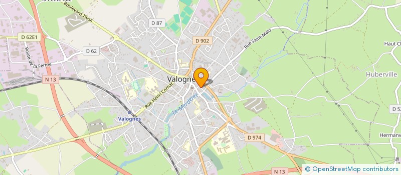 localisation de l'entreprise MADAME CHANTAL DIOT  VALOGNES