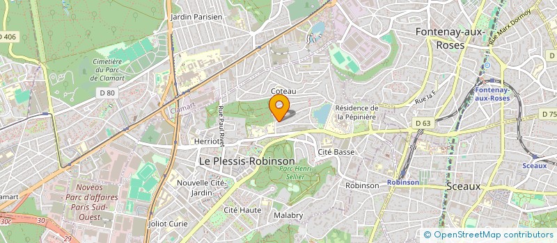 localisation de l'entreprise MADAME CHANTAL DJOUAN à LE PLESSIS-ROBINSON