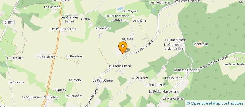 localisation de l'entreprise MADAME CHANTAL DOBBELAERE  SAINT-GEORGES-DU-ROSAY