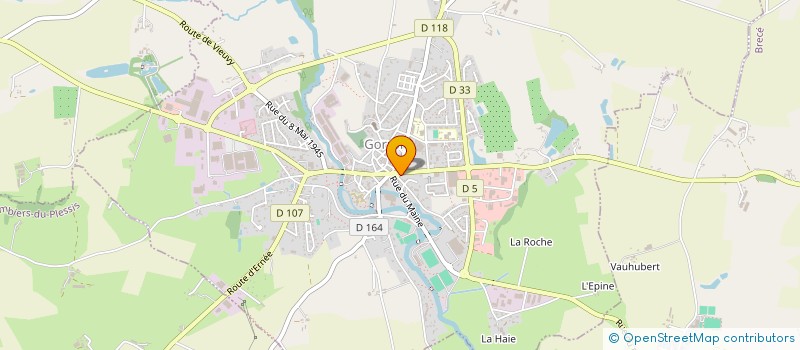 localisation de l'entreprise MADAME CHANTAL DOUDARD  GORRON