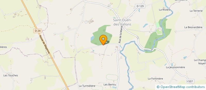 localisation de l'entreprise MADAME CHANTAL DOUHET à MONTSURS