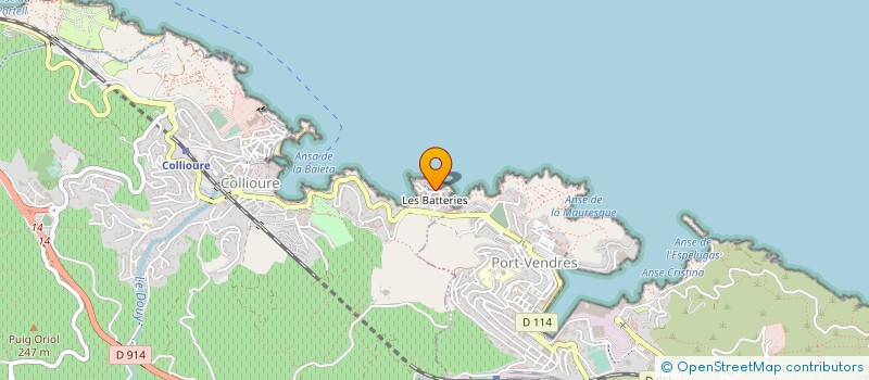 localisation de l'entreprise MADAME CHANTAL DOUX  COLLIOURE