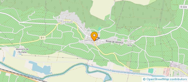 localisation de l'entreprise MADAME CHANTAL DROUIN  VENTEUIL