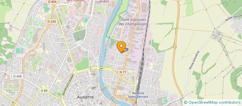 localisation de l'entreprise MADAME CHANTAL DU MONT à AUXERRE