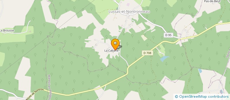 localisation de l'entreprise MADAME CHANTAL DUBARRY  LUSSAS-ET-NONTRONNEAU