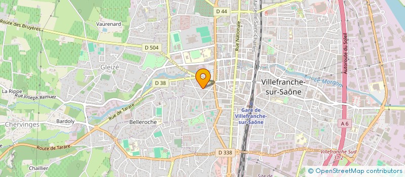 localisation de l'entreprise MADAME CHANTAL DUBESSY  VILLEFRANCHE-SUR-SAONE