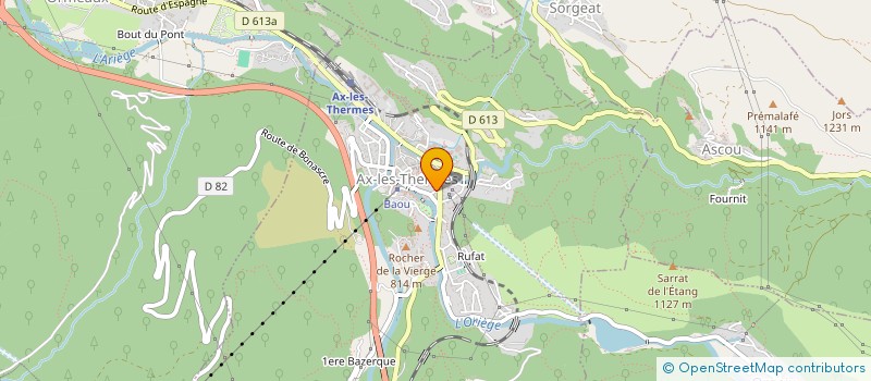 localisation de l'entreprise MADAME CHANTAL DUBOCS à MERENS-LES-VALS