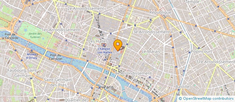 localisation de l'entreprise MADAME CHANTAL DUBOIS  PARIS