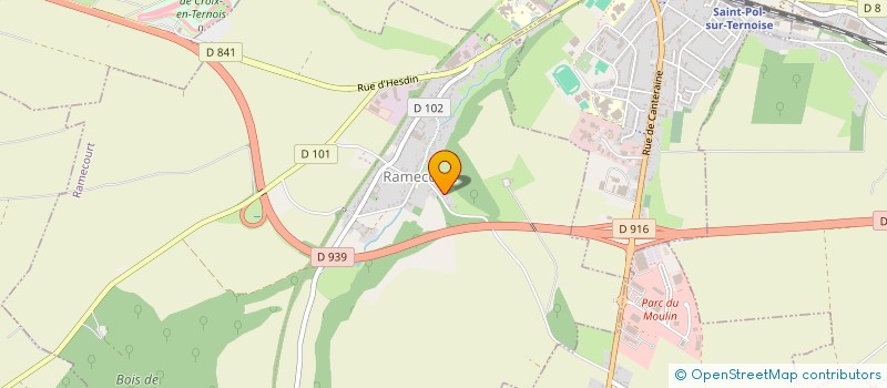 localisation de l'entreprise MADAME CHANTAL DUBOIS  RAMECOURT