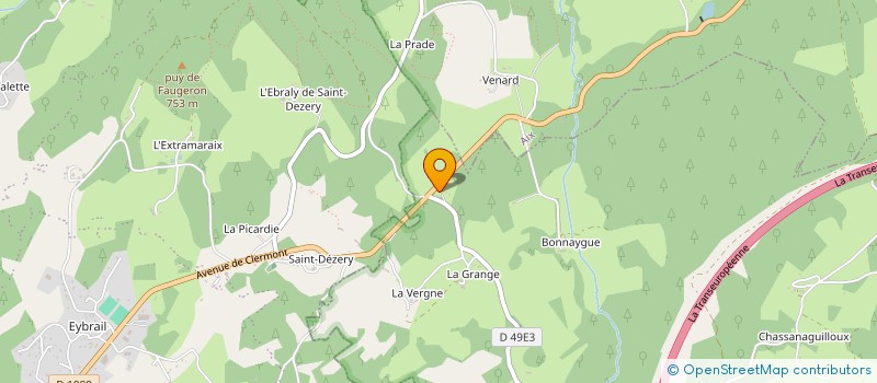 localisation de l'entreprise MADAME CHANTAL DUBRAY  SAINT-FREJOUX