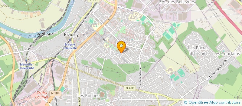 localisation de l'entreprise MADAME CHANTAL DUCERF  ERAGNY