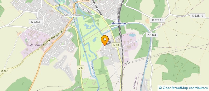 localisation de l'entreprise MADAME CHANTAL DUCLOS à MAINTENON
