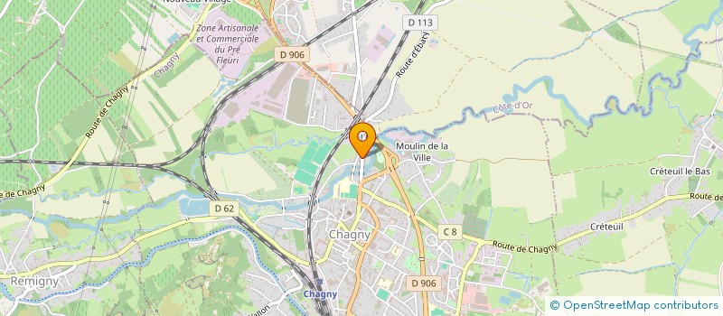 localisation de l'entreprise MADAME CHANTAL DUCLOYER  CHAGNY