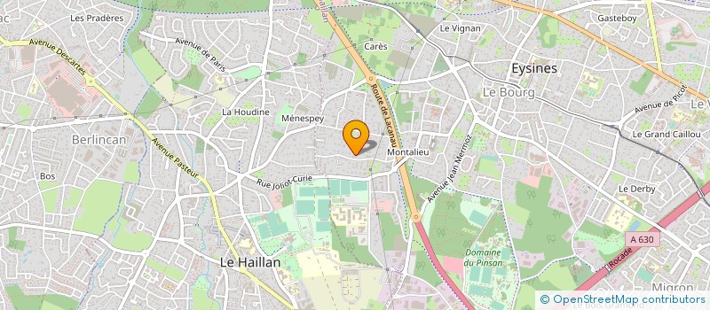 localisation de l'entreprise MADAME CHANTAL DUDEZERT  EYSINES