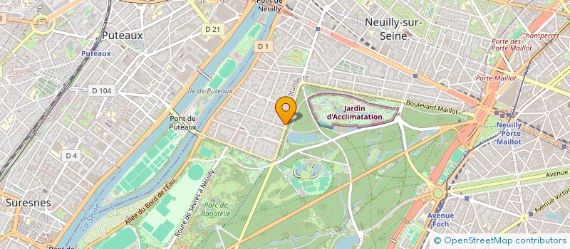 localisation de l'entreprise MADAME CHANTAL DUFAUR à NEUILLY-SUR-SEINE
